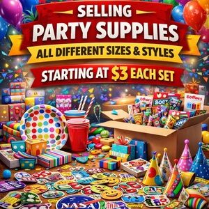 5lbs of Party 🎈 Supplies All ages available Ships in 1-Day